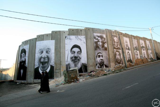 Sur le mur de séparation entre Israël et la Palestine