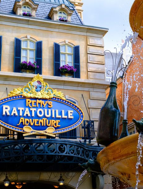 L'attraction Ratatouille, au parc Disneyland Paris