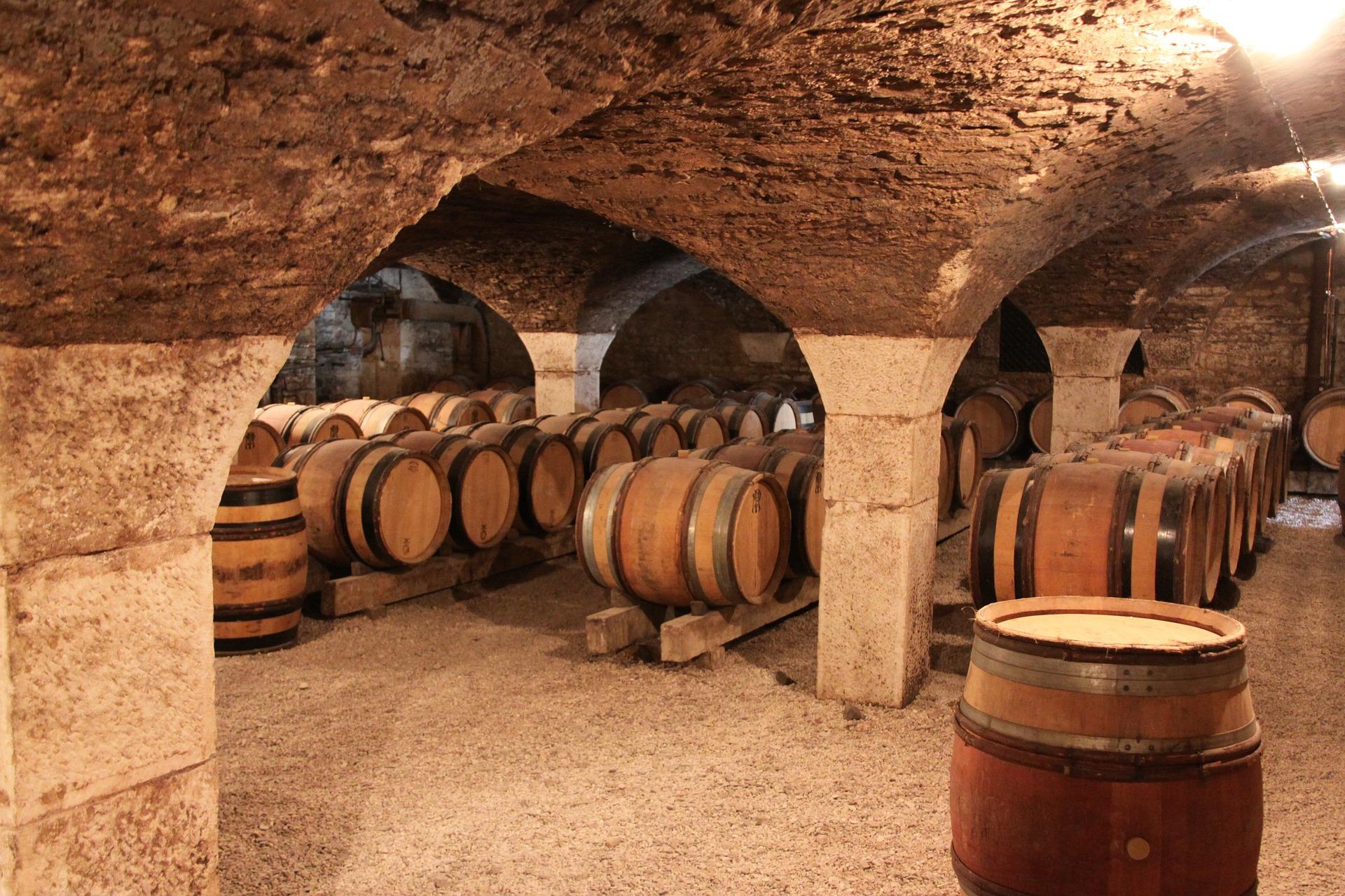 Une cave de vins de Bourgogne