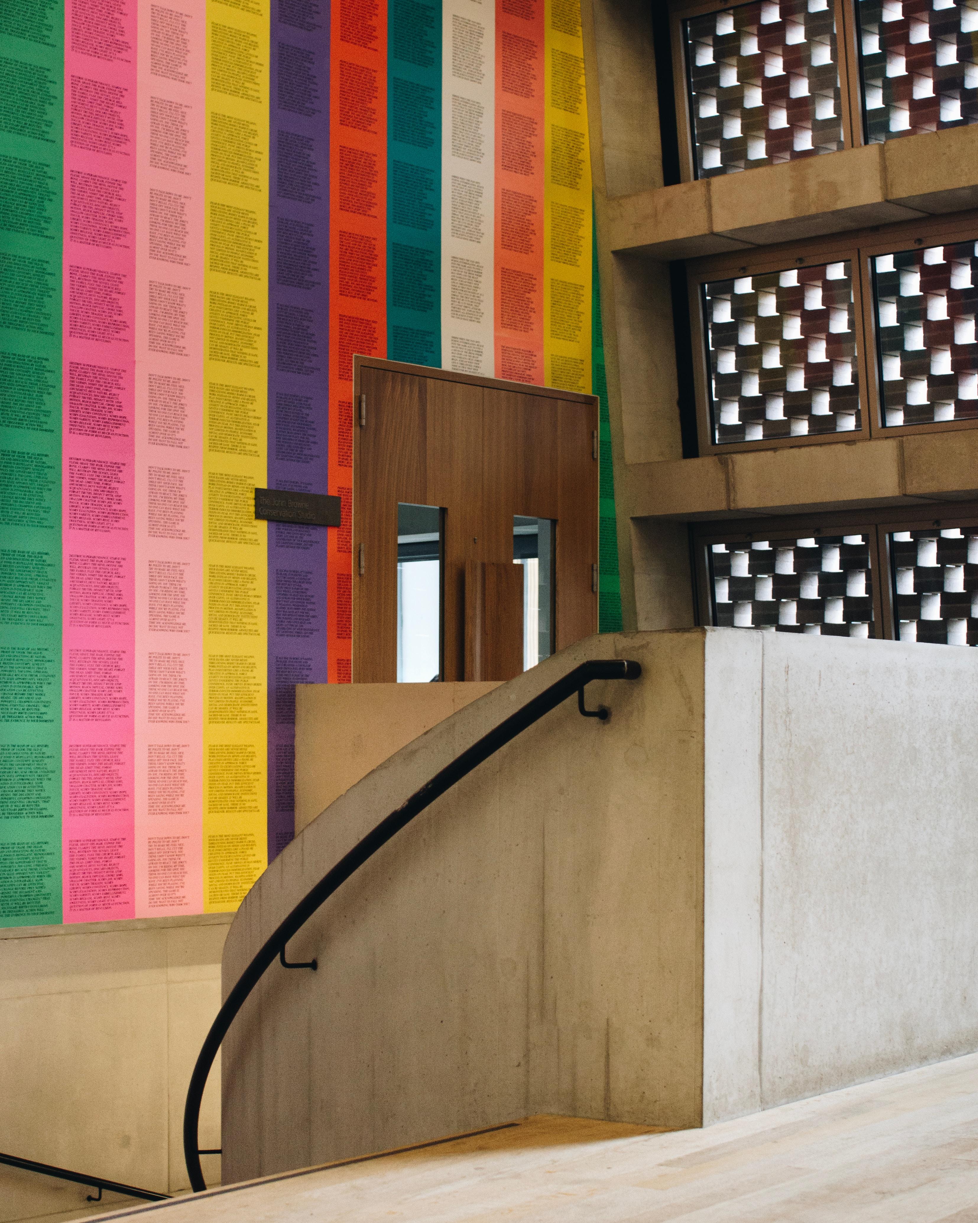 L'escalier de la Tate modern à Londres