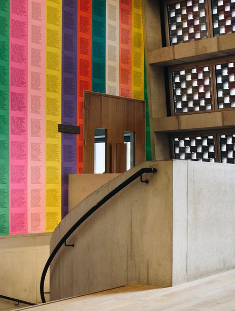 L'escalier de la Tate modern à Londres