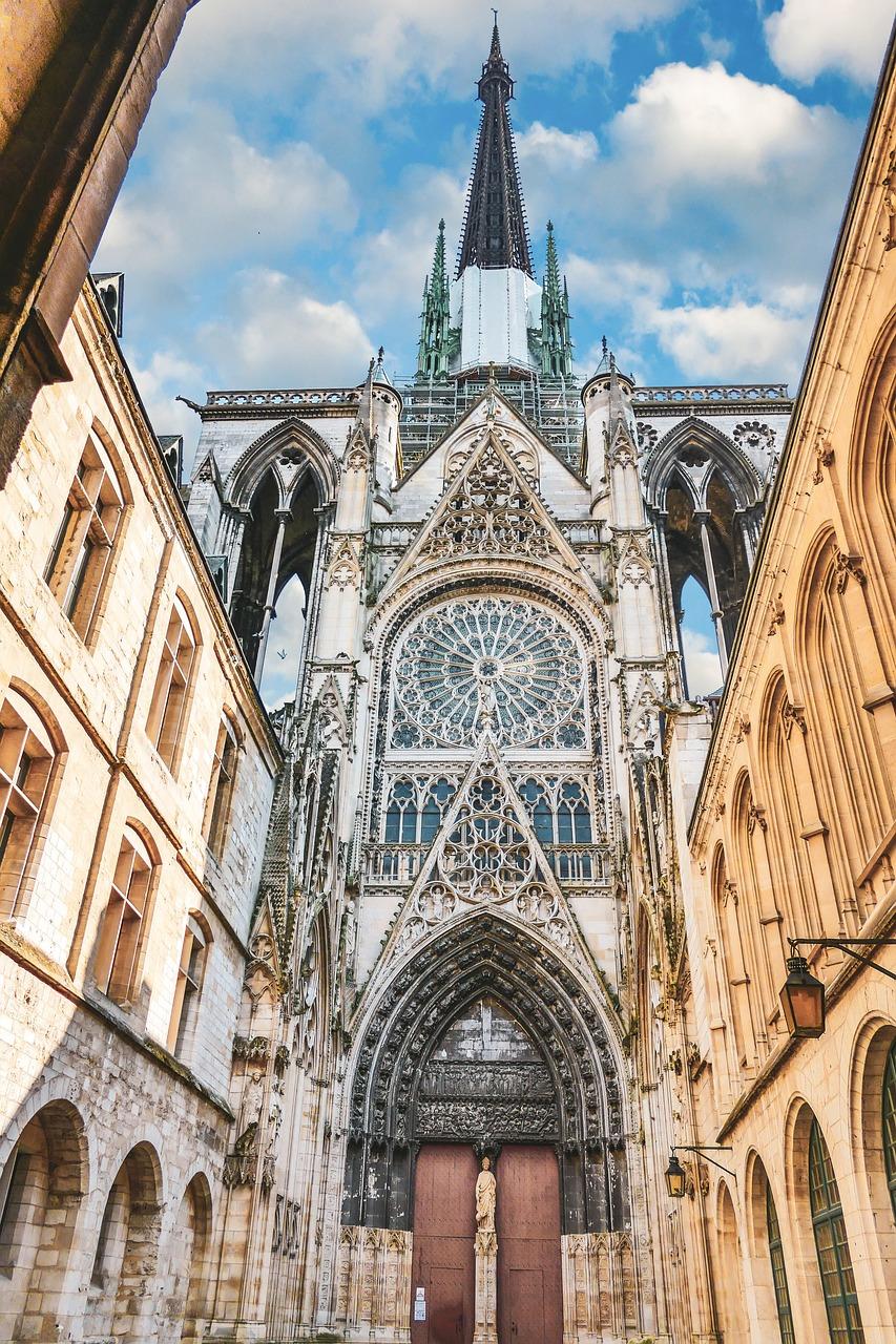 Le portail des Libraires de la cathédrale Notre-Dame de Rouen