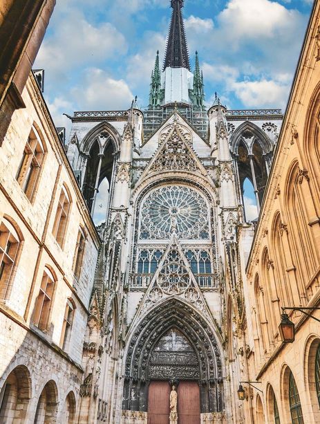 Le portail des Libraires de la cathédrale Notre-Dame de Rouen