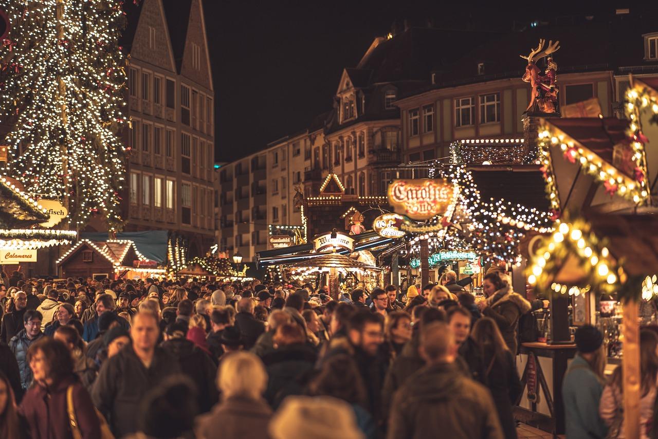 Un marché de Noël en Allemagne