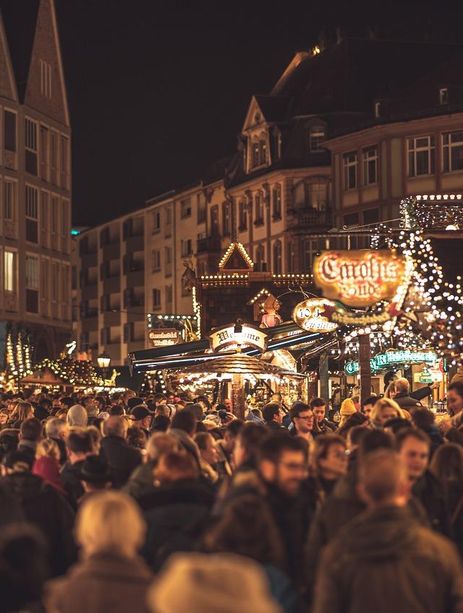 Un marché de Noël en Allemagne