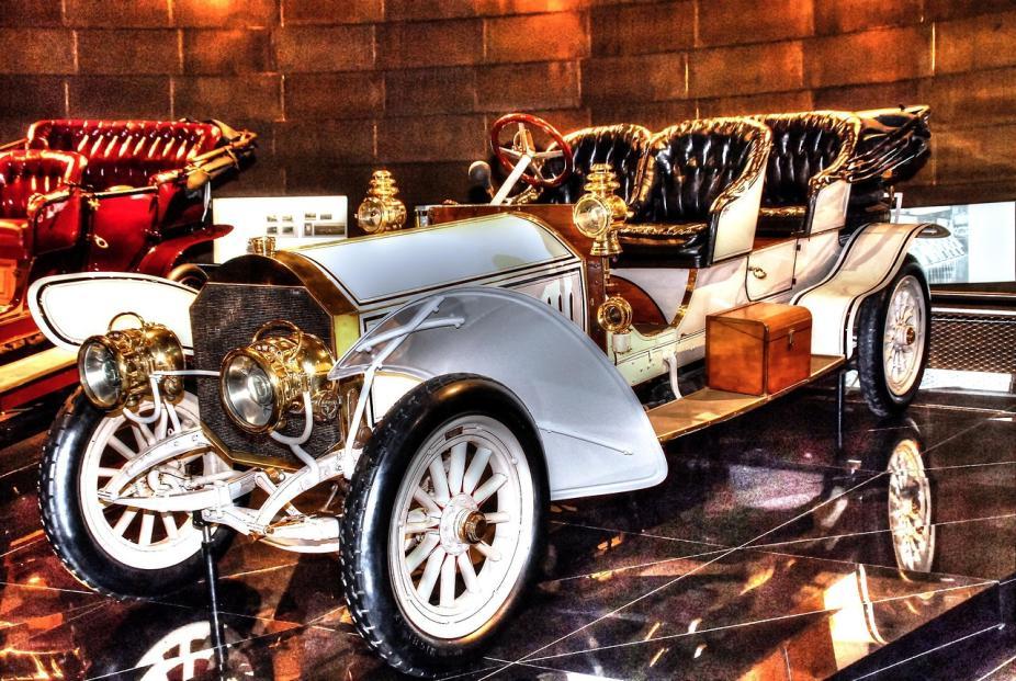 Un ancien modèle automobile à Stuttgart