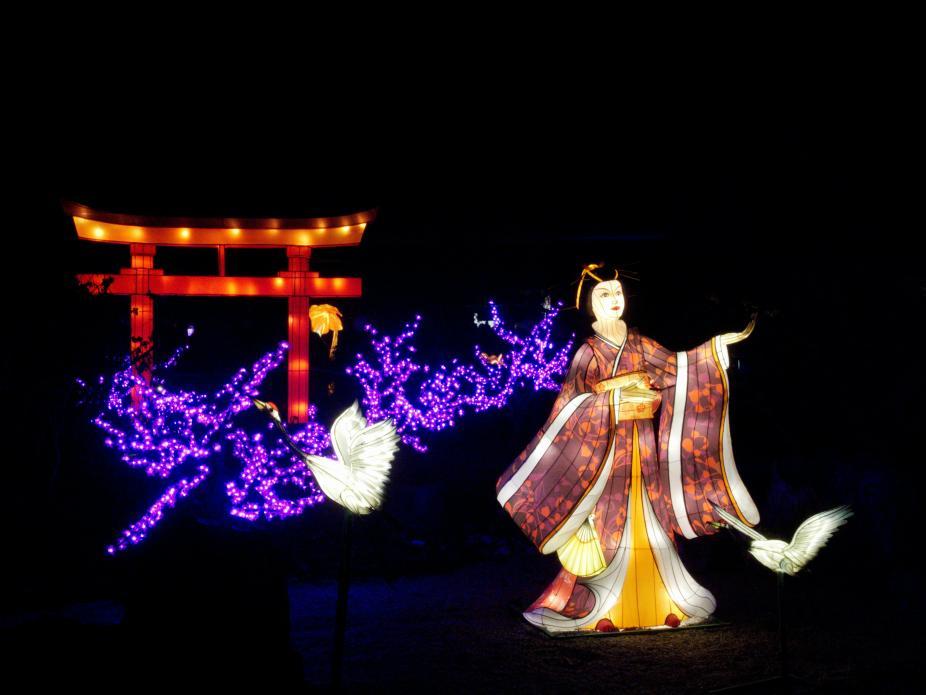 Le festival des lanternes japonaises, à Paris pour Noël