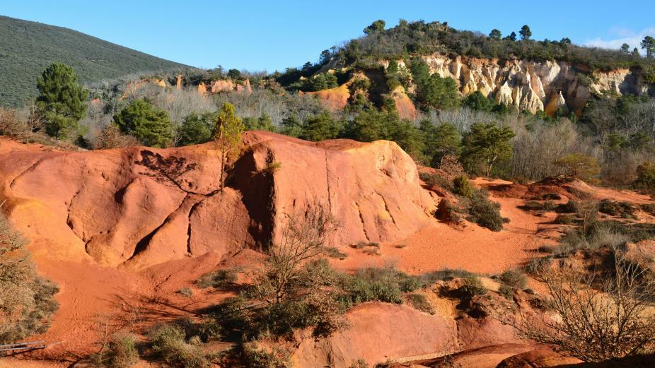 Le Colorado provençal, à Rustrel