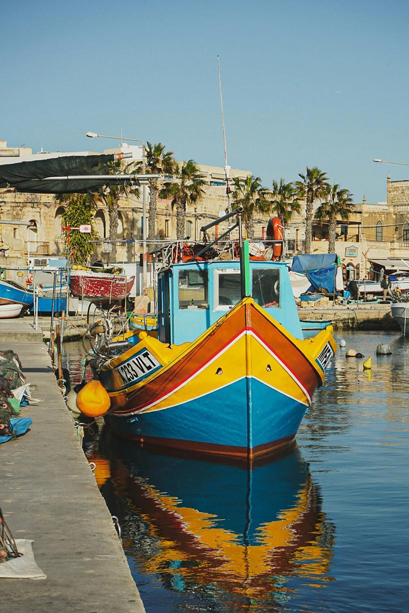 Les bateaux colorés de Marsaxlokk