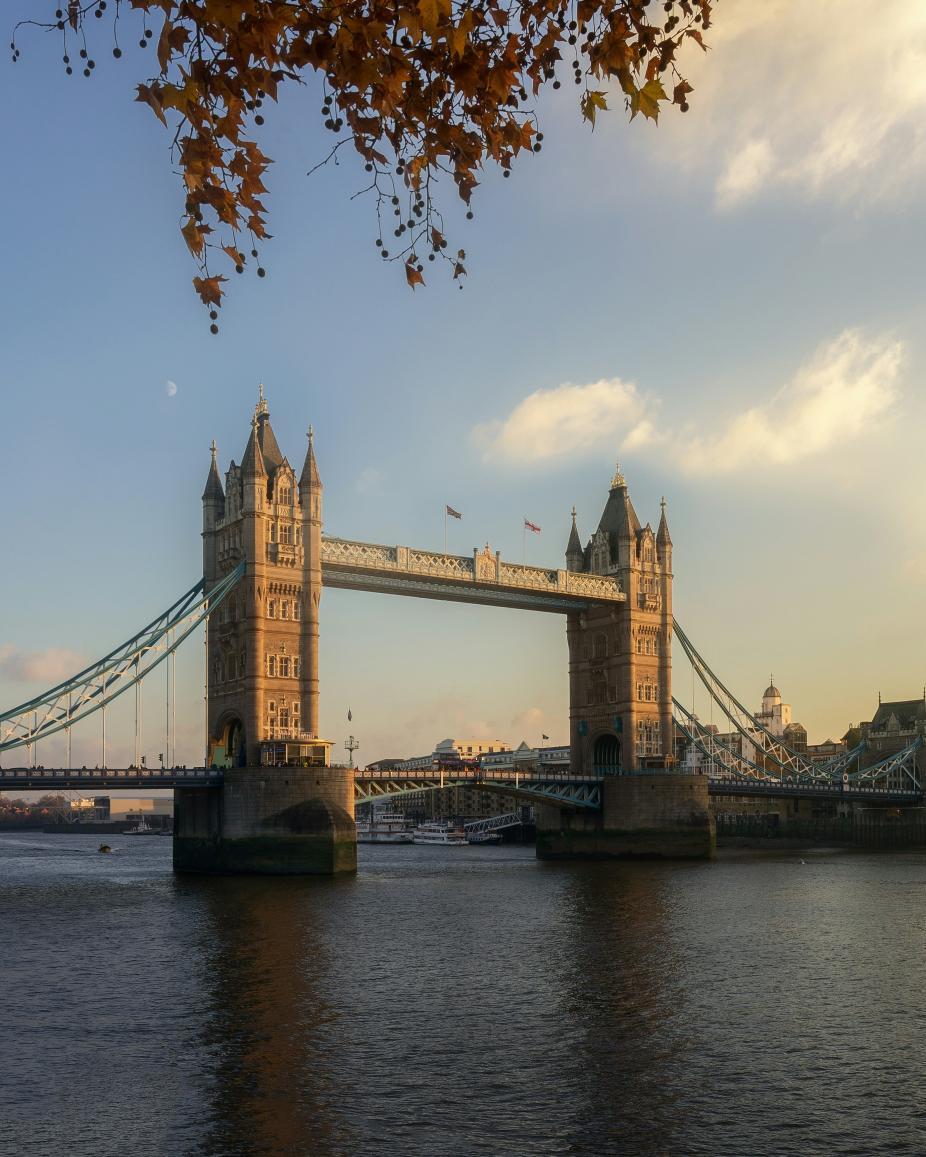 Le pont de Londres en automne 