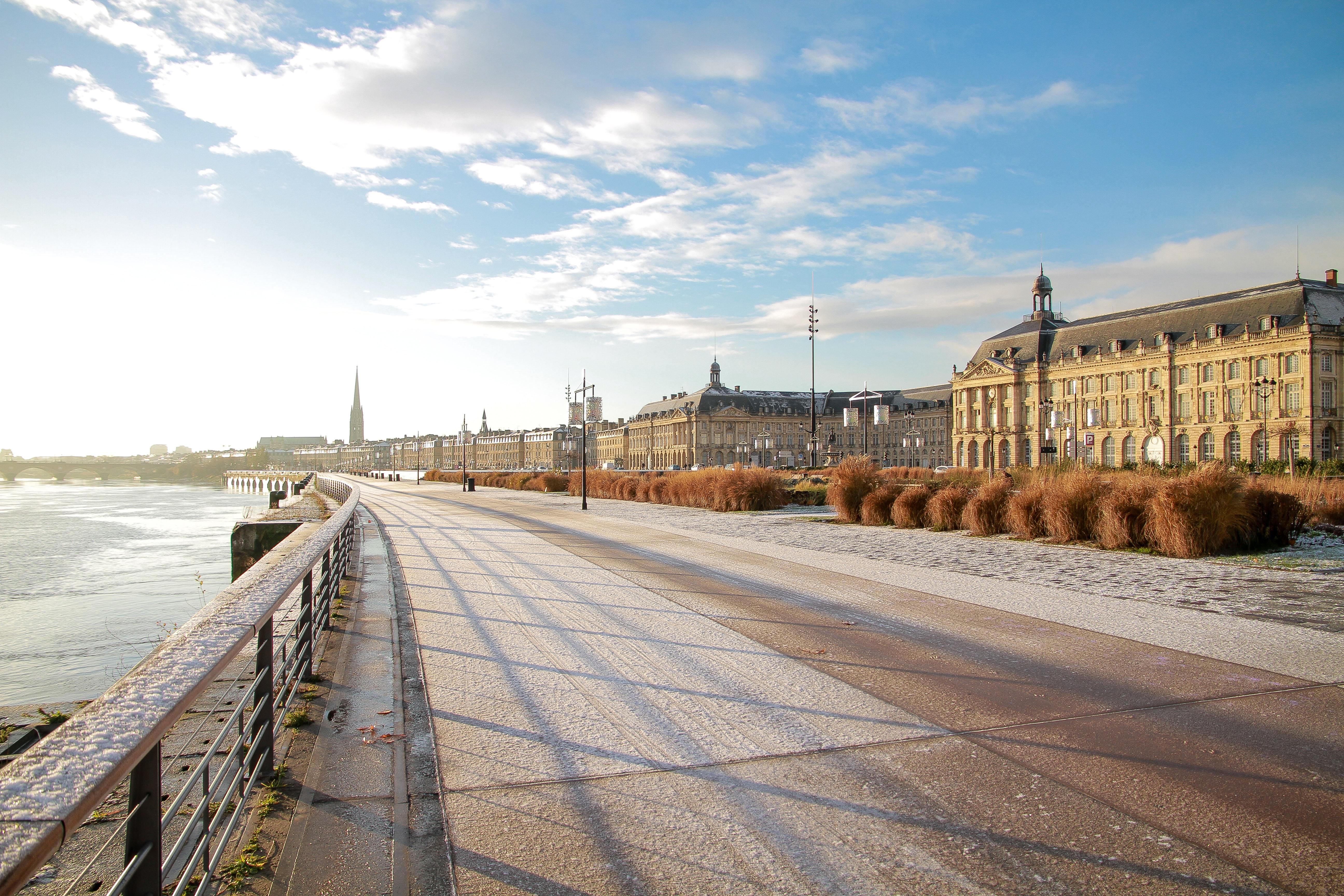 Les quais de la Garonne à Bordeaux 