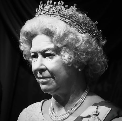 La reine Elizabeth au musée de Madame Tussauds à Londres