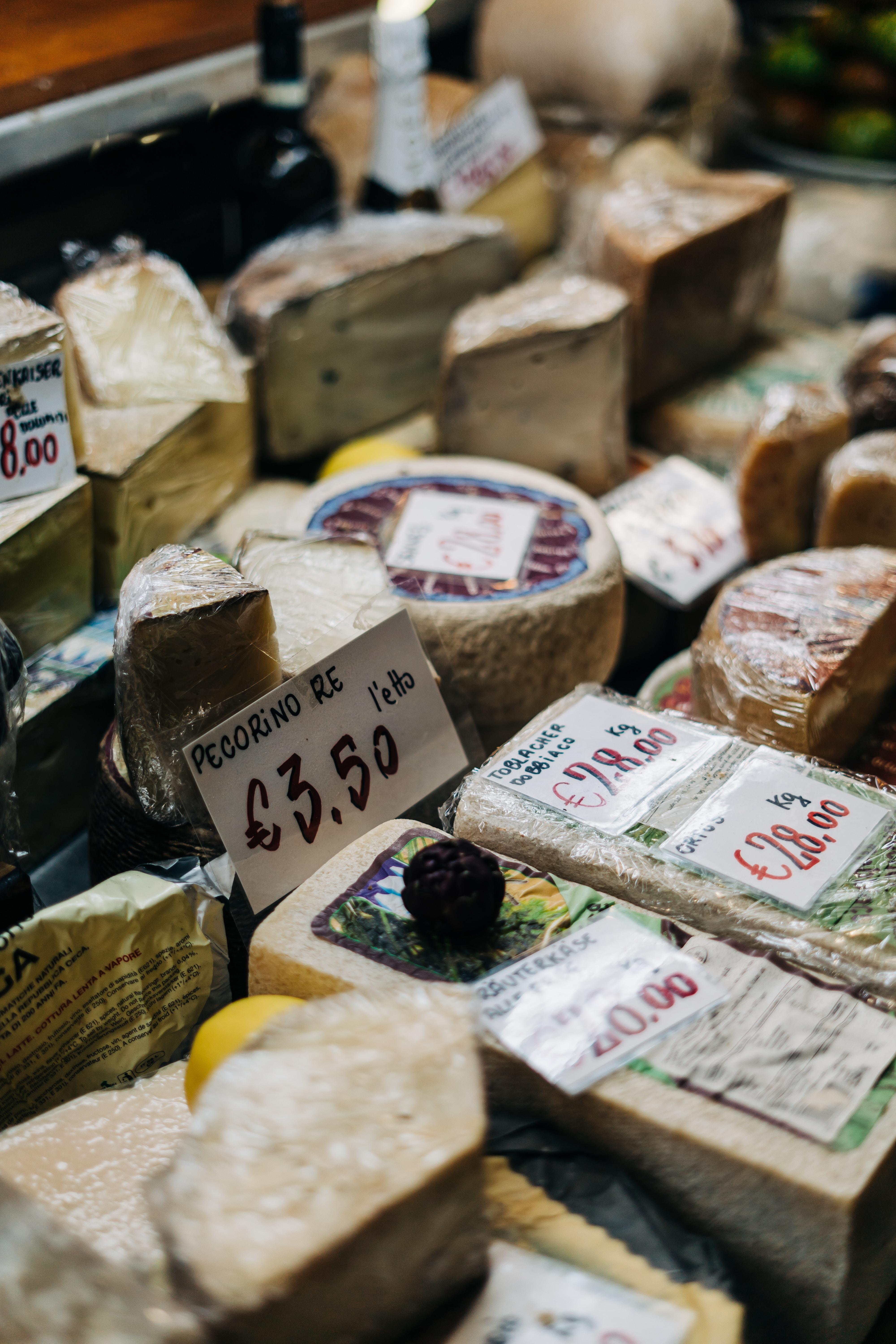 Les fromages italiens