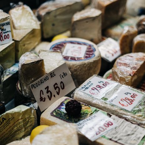 Les fromages italiens