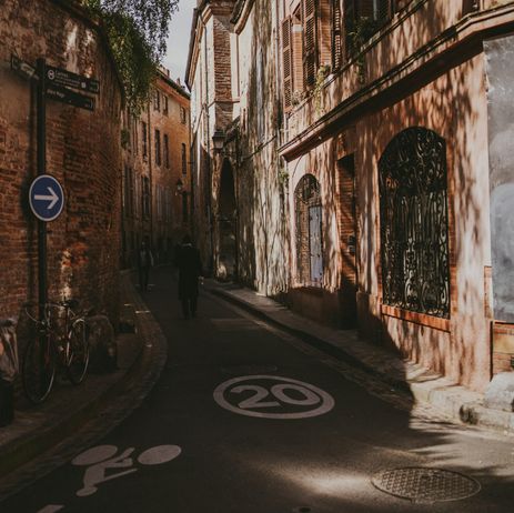 Les rues de la ville rose Toulouse