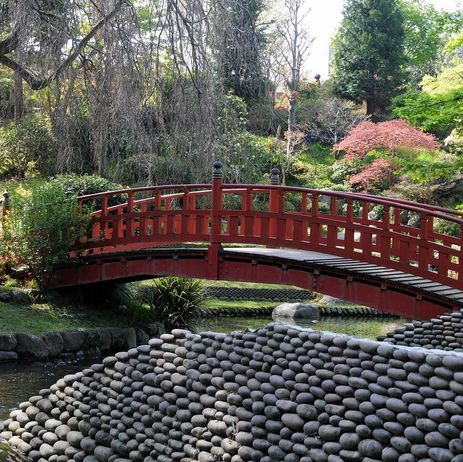 Le pont japonais du jardin Albert-Kahn