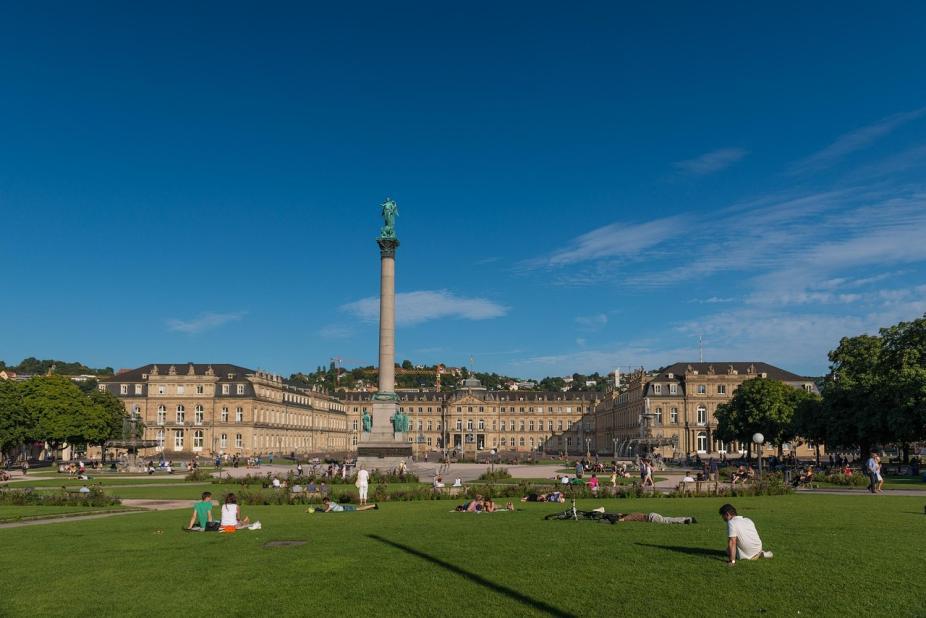 La Schlossplatz de Stuttgart