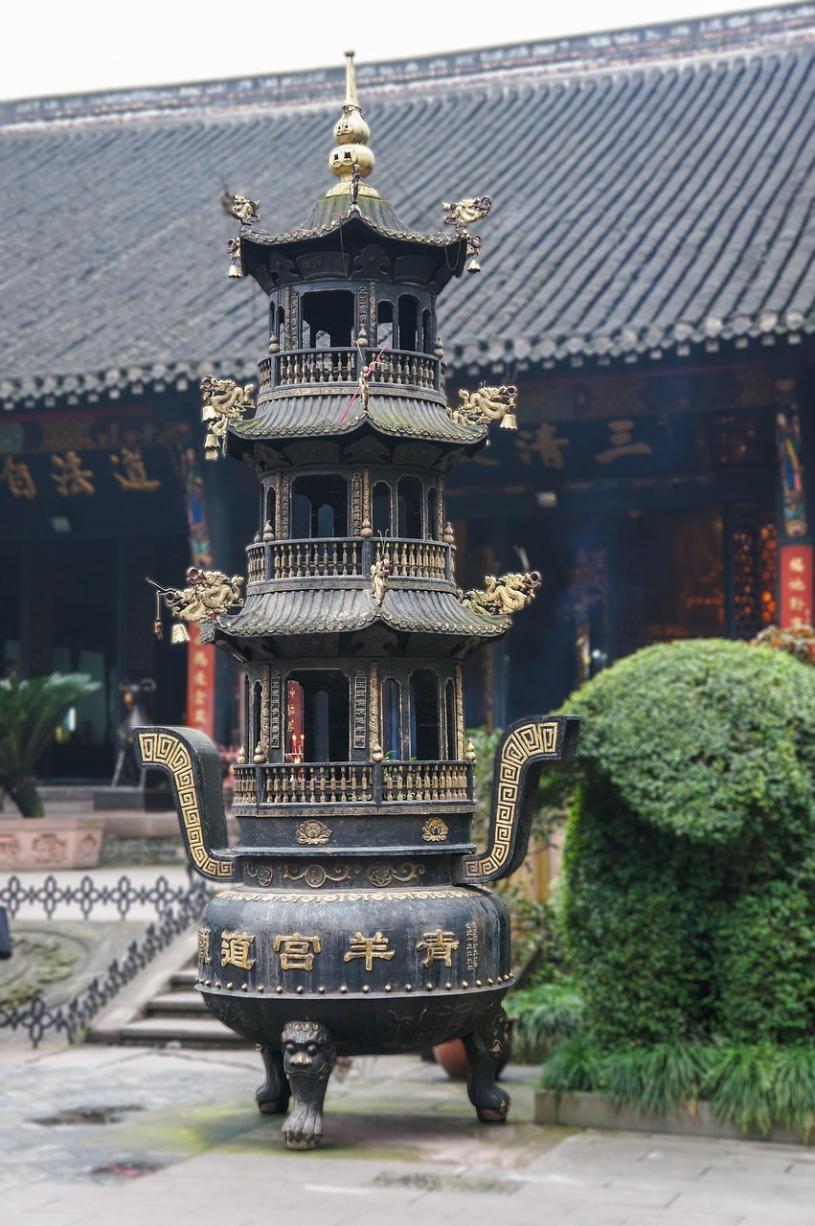 La visite des temples de Chengdu