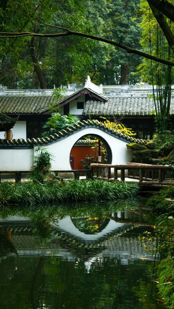 Les jardins des temples de Chengdu 