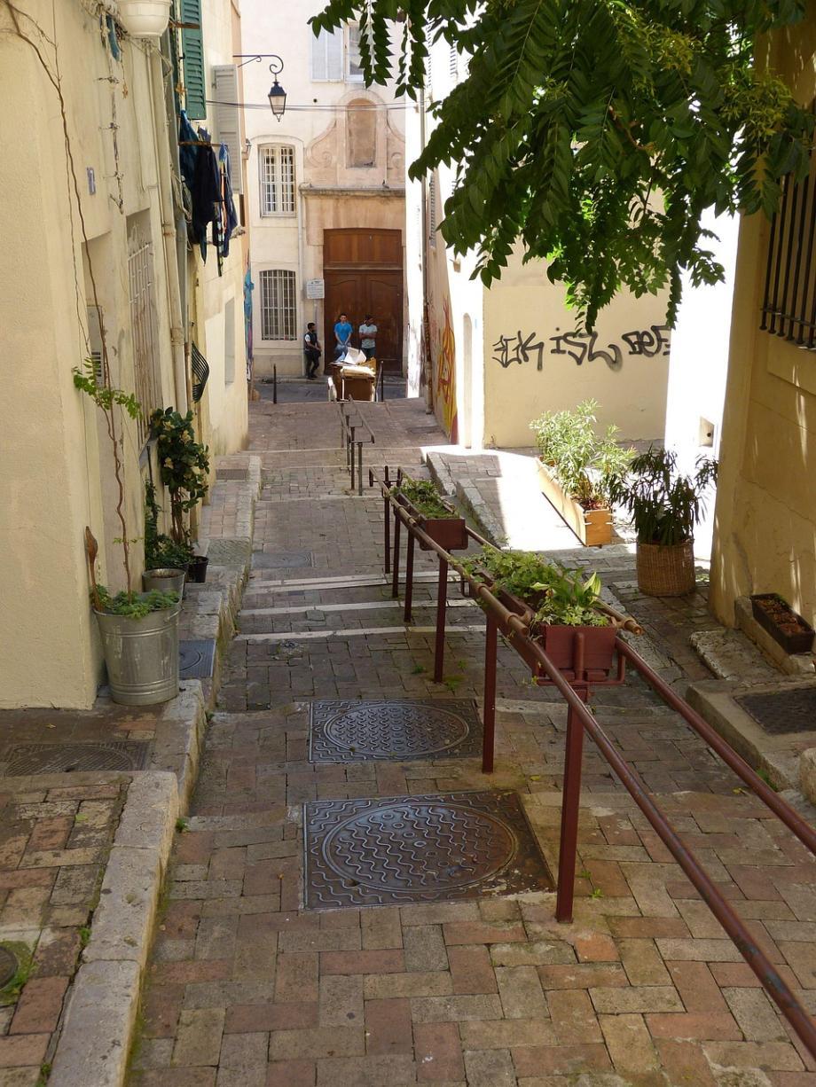 Les rues du Panier, à Marseille 