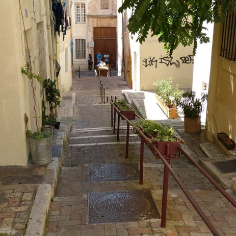 Les rues du Panier, à Marseille