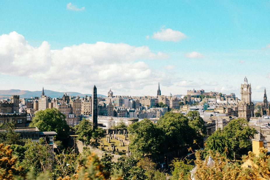 Vue sur Edimbourg