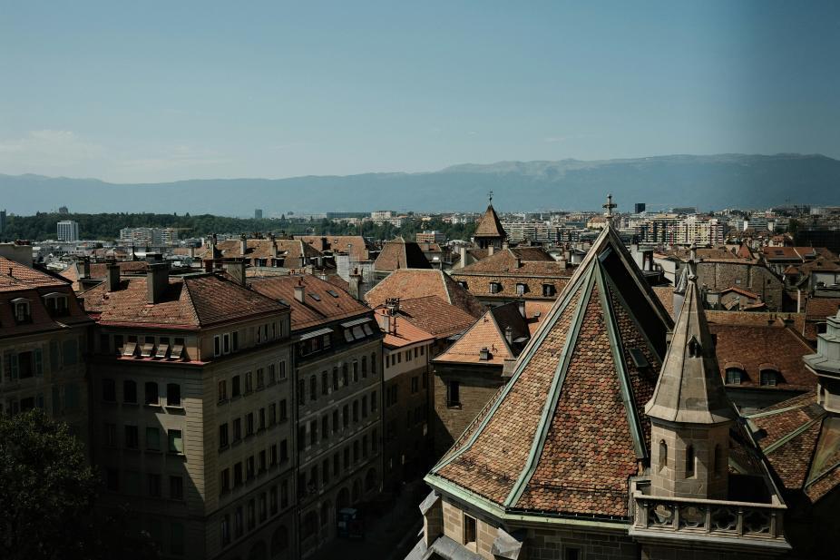 Les toits de la Vieille-Ville de Genève 