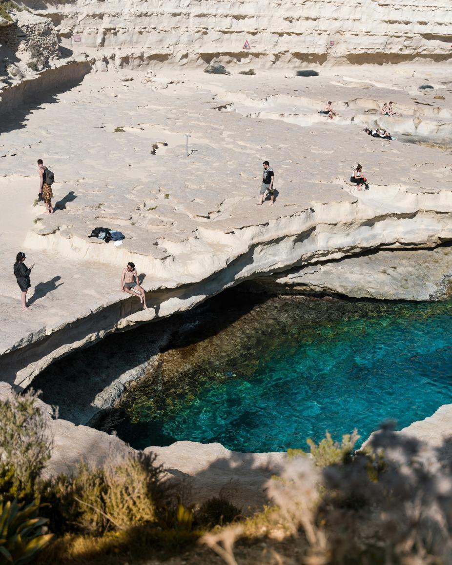 La baignade à Marsaxlokk