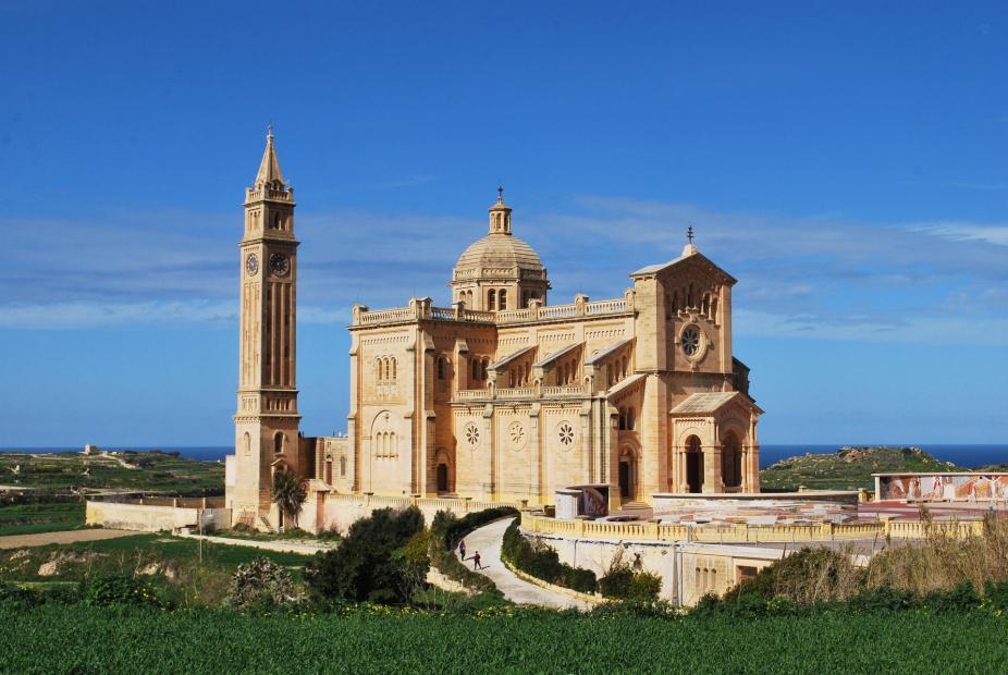 La basilique Ta'pinu, sur l'île de Gozo à Malte 