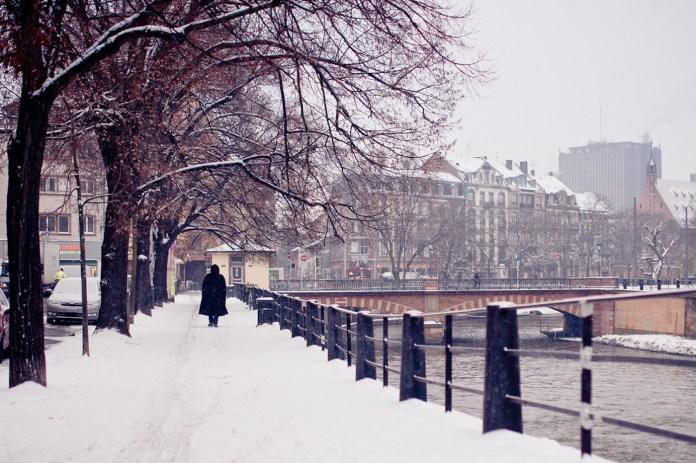 Strasbourg sous la neige