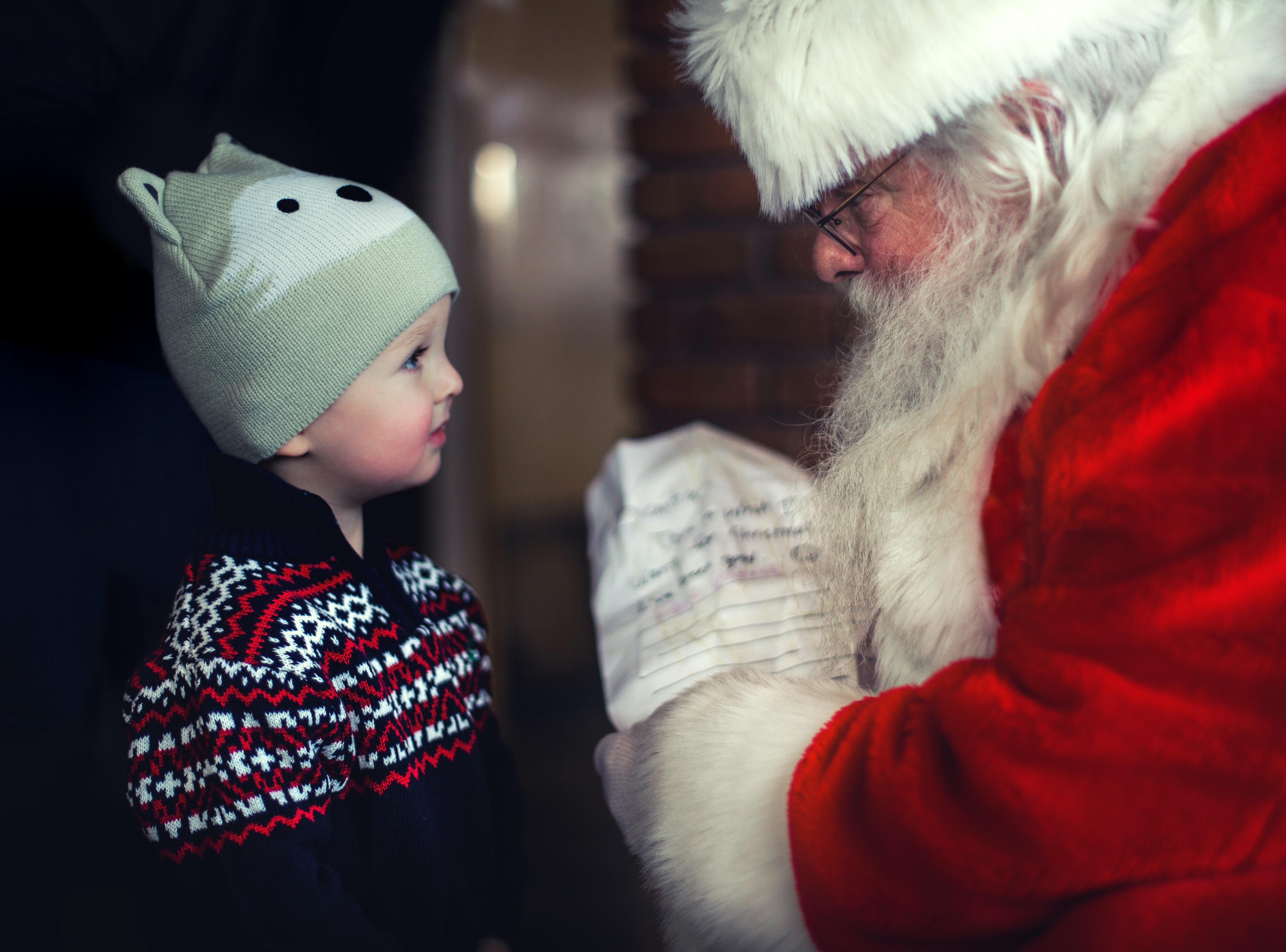 Père noel et pull de noel