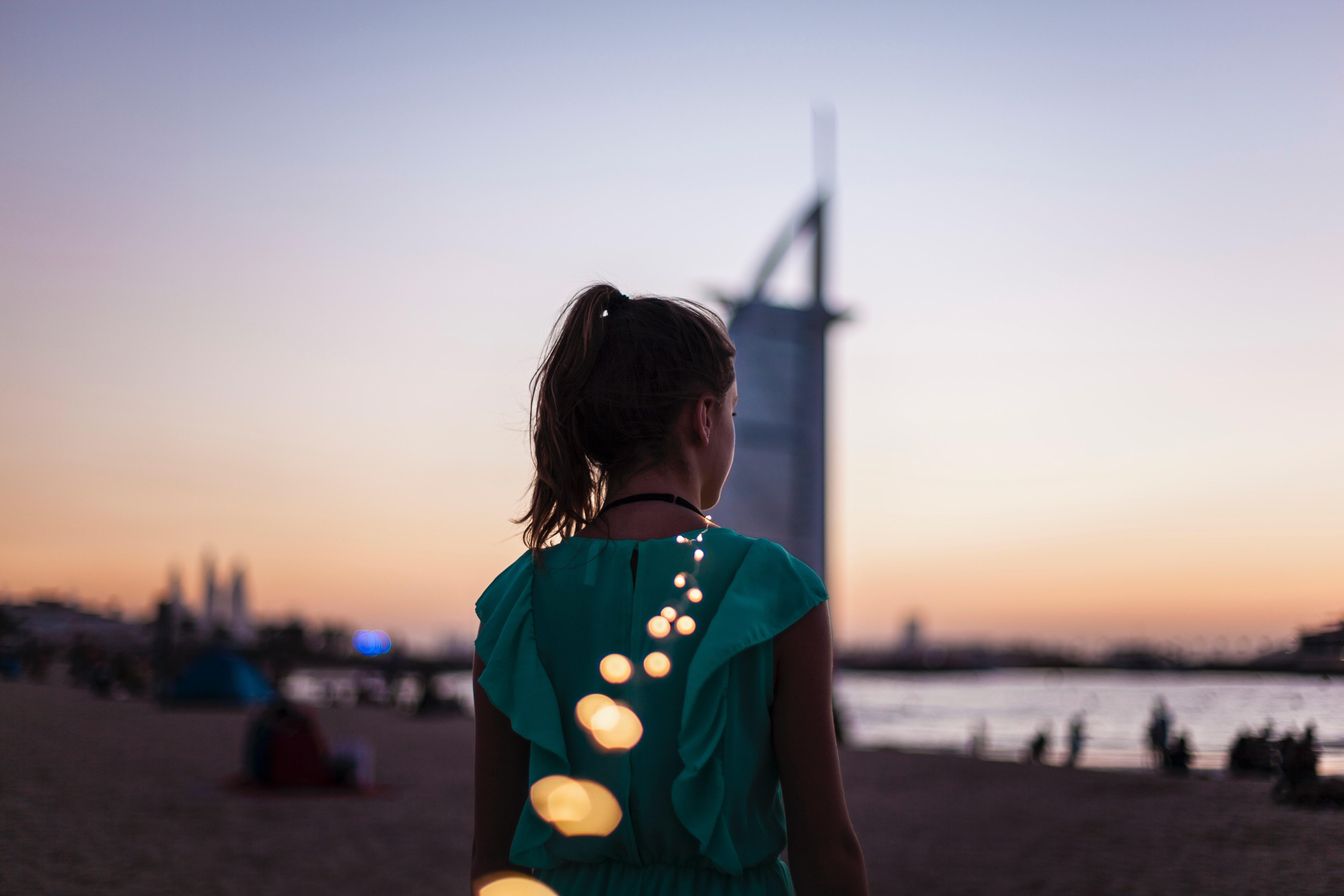 Une soirée sur la plage à Dubaï