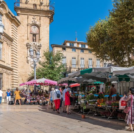 marché aux fruits et légumes d'Aix-en-Provence