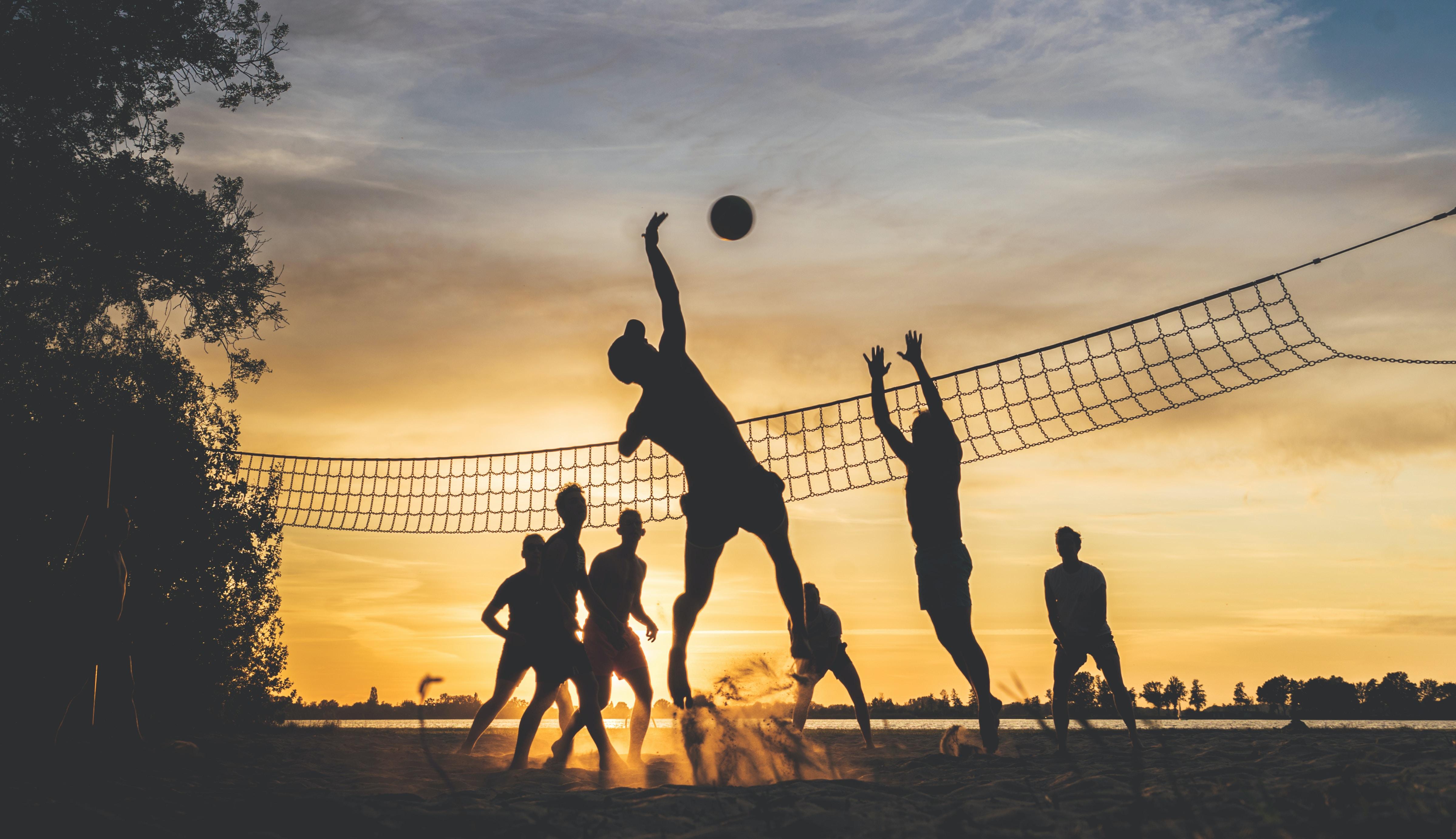 Team building sur la plage 