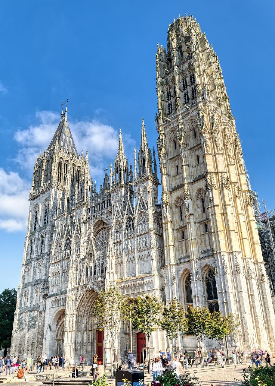 La façade occidentale de la cathédrale Notre-Dame de Rouen