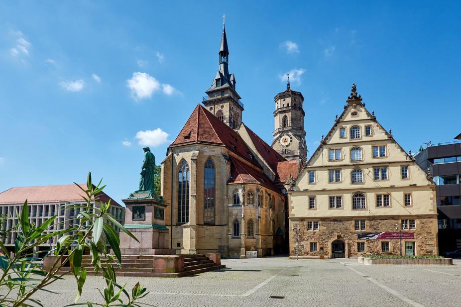 La Schillerplatz de Stuttgart 