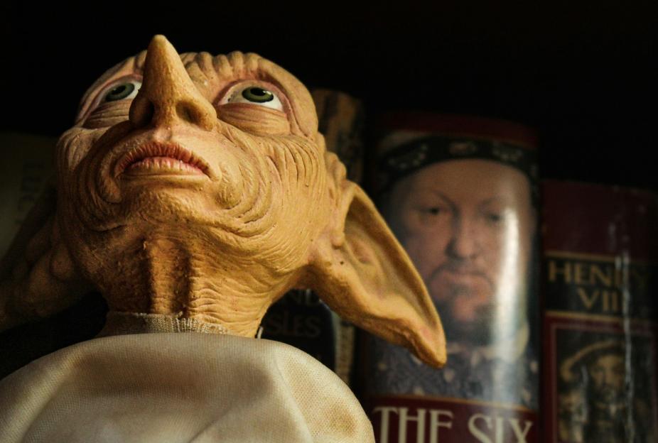 Dobby, dans les studios Harry Potter de Londres