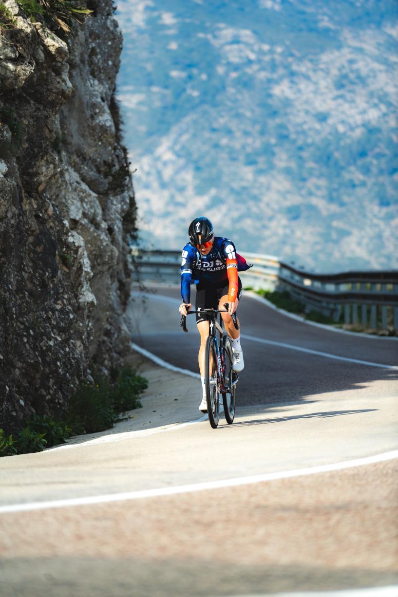 Une coureuse du Tour de France 
