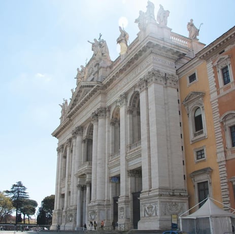 La basilique Saint-Jean-de-Latran, à Rome
