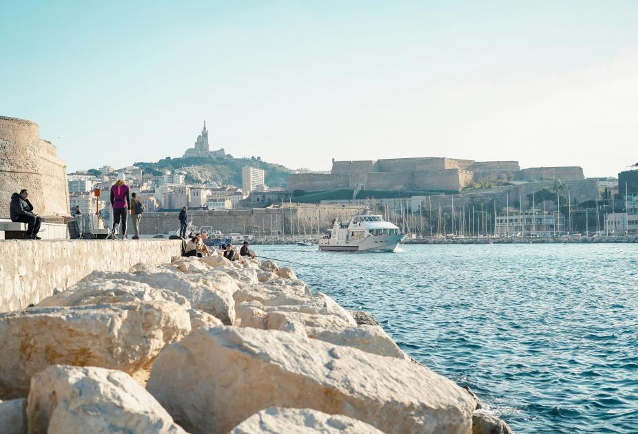L'entrée du Vieux Port de Marseille 