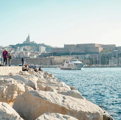 L'entrée du Vieux Port de Marseille