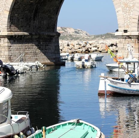 Les bateaux du vallon des Auffes