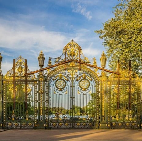 L'entrée du parc de la Tête d'Or, à Lyon