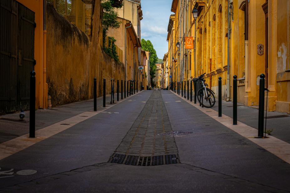 Une rue d'Aix-en-Provence 