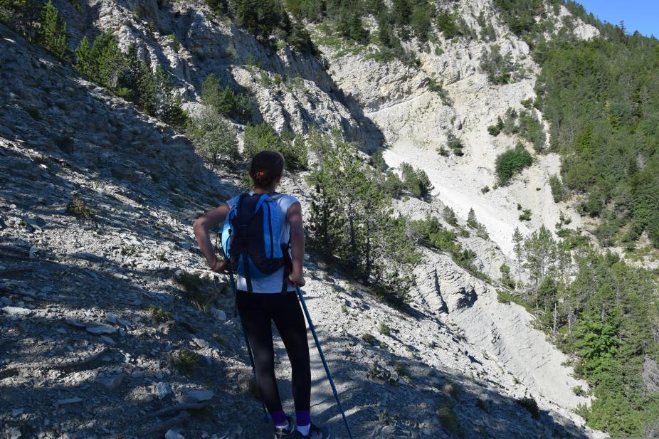 Sur les pentes abruptes du mont Ventoux