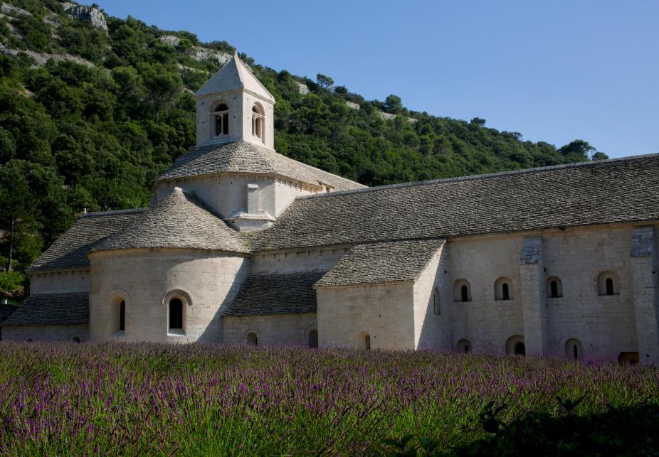 L'abbaye de Sénanque, près de Gordes 