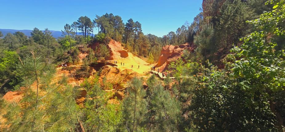 La randonnée du Colorado provençal de Rustrel