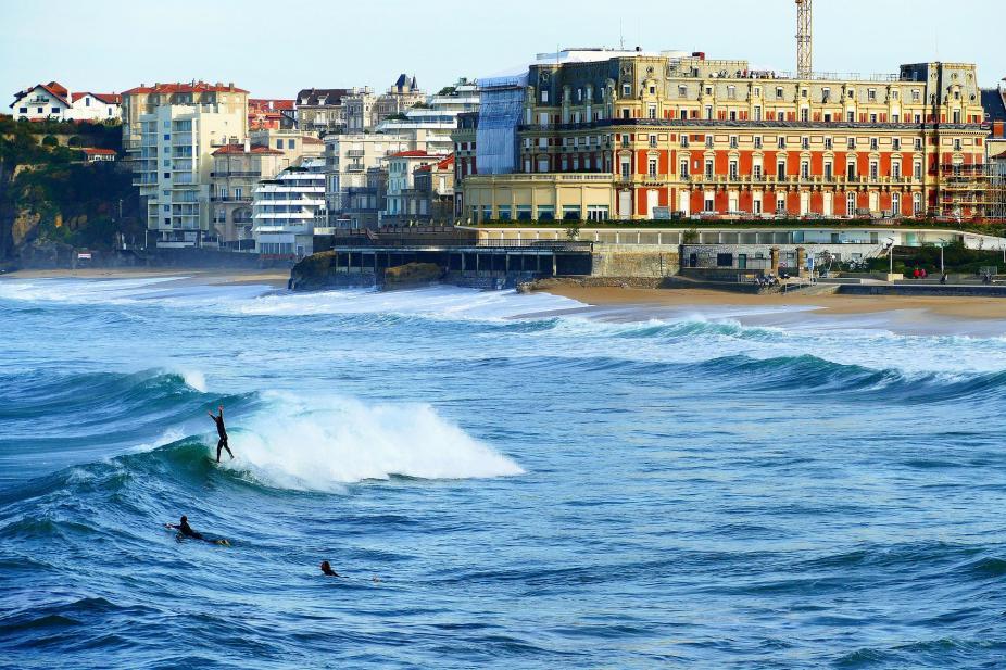 Les vagues de Biarritz