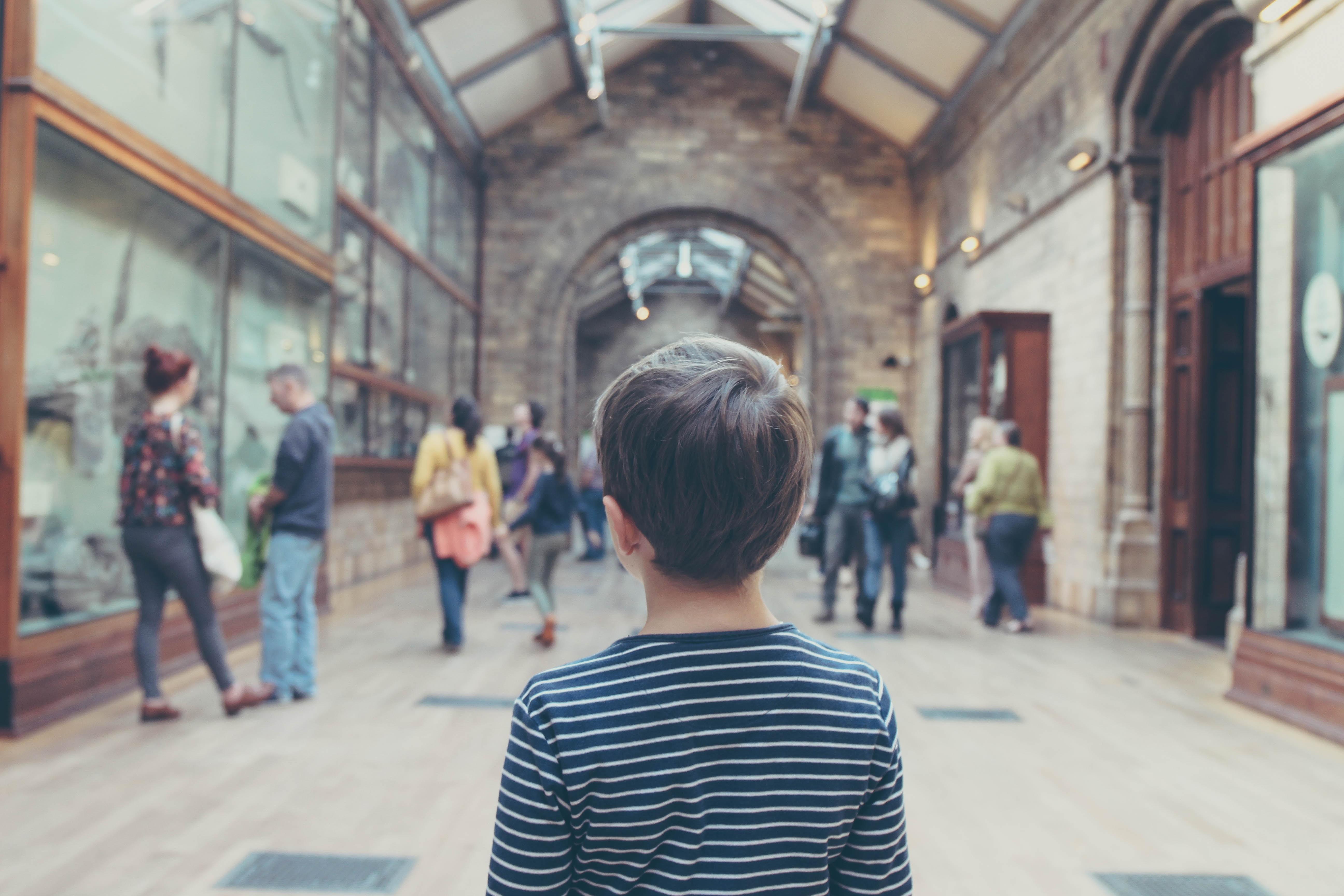 Les galeries du musée d'histoire naturelle de Londres