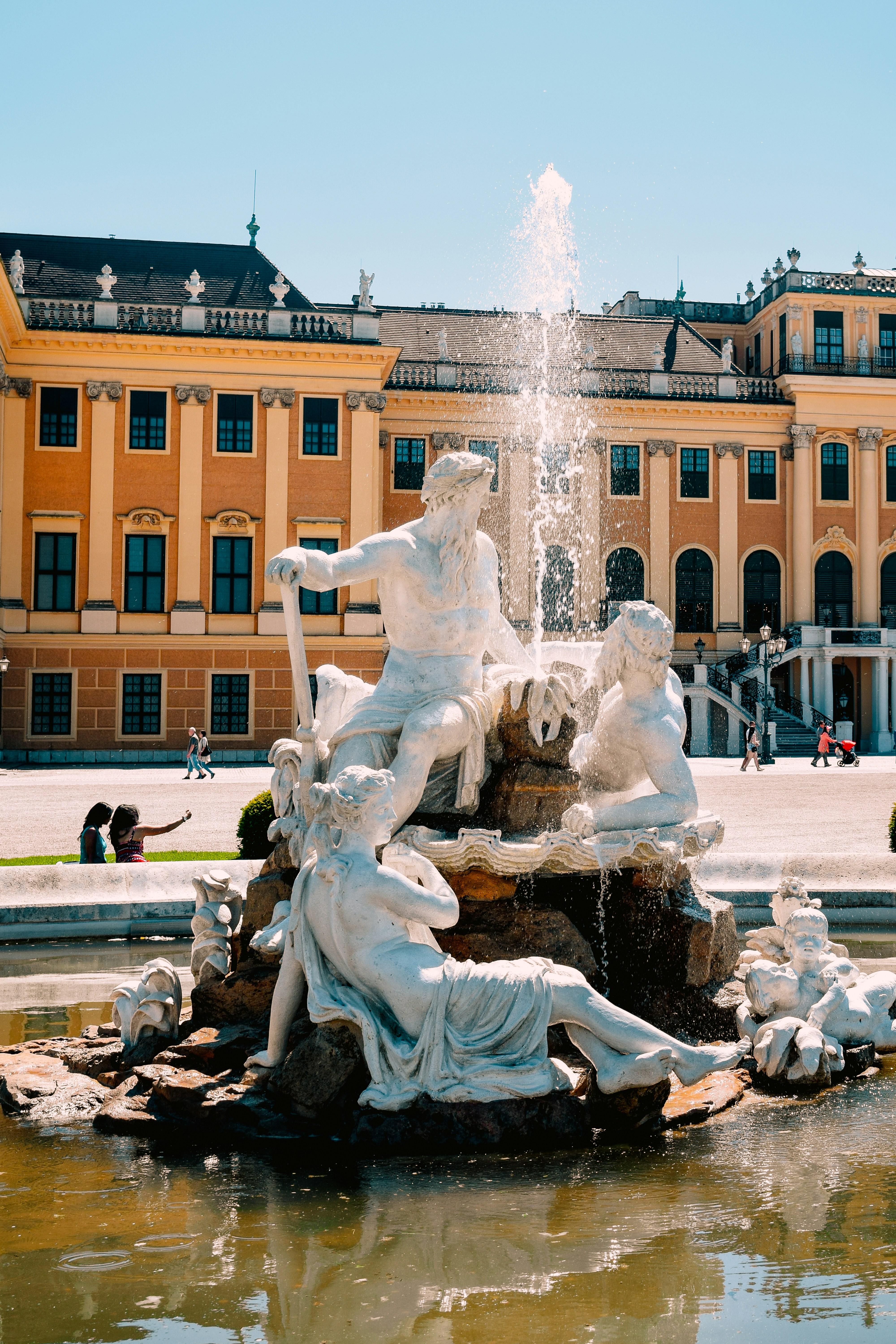 Les bassins du château de Schönbrunn